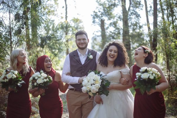 Narbethong Community Hall wedding, Aroya and Jack, frame 206