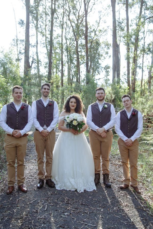 Aroya and Jack's wedding day in Narbethong, frame 211