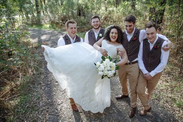 Narbethong Community Hall wedding, Aroya and Jack, frame 212