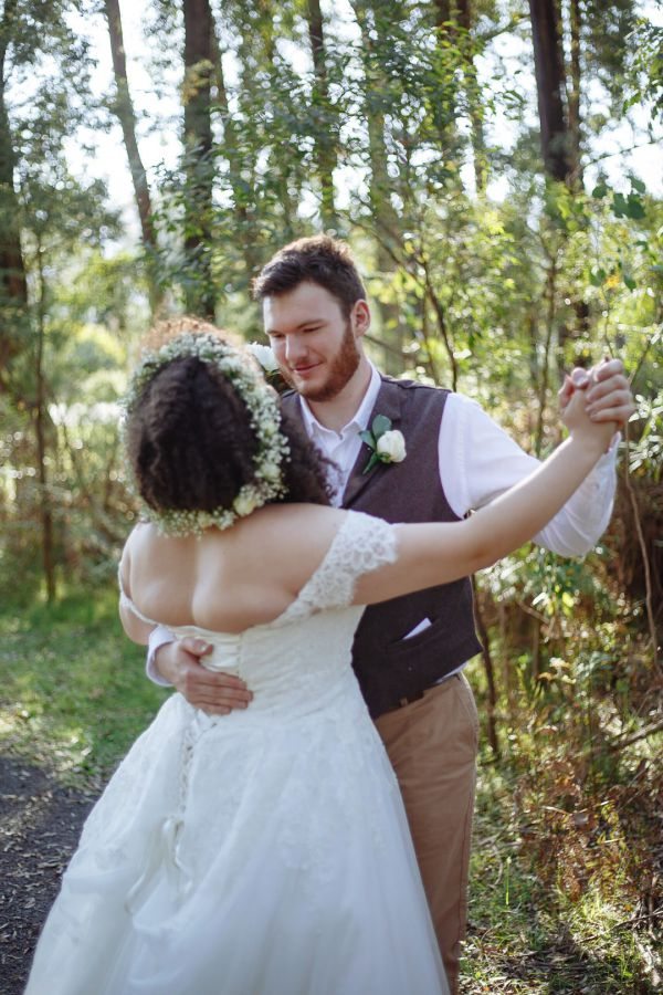 Aroya and Jack's wedding day in Narbethong, frame 229