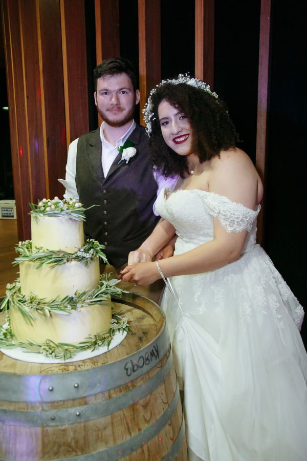Narbethong Community Hall wedding, Aroya and Jack, frame 398