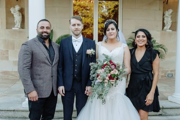Rebecca and Axel's wedding day in Oatlands, frame 145
