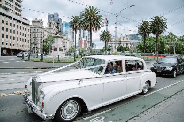 Old Treasury Building wedding photo Melbourne