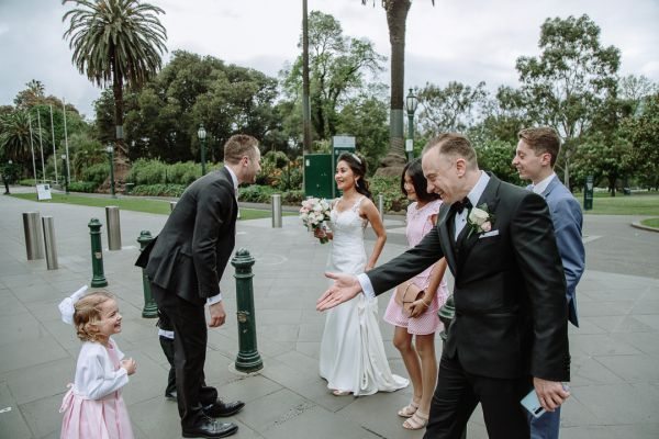 Greg and Pat's wedding day in Melbourne, frame 007
