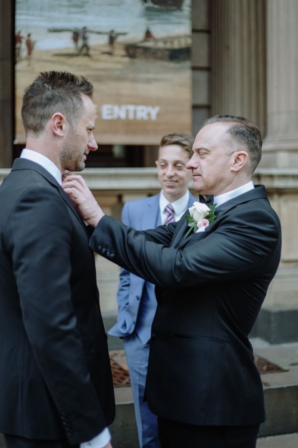Greg and Pat's wedding day in Melbourne, frame 013