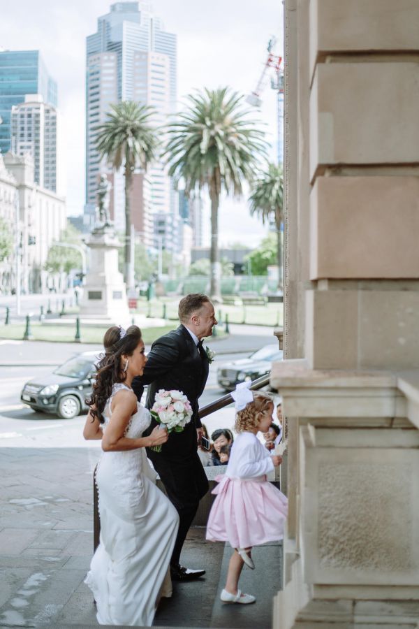 Greg and Pat's wedding day in Melbourne, frame 019