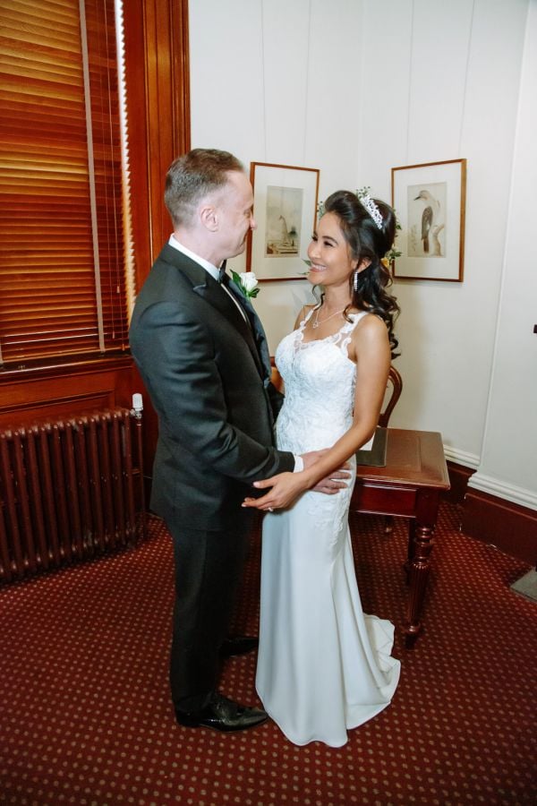 Old Treasury Building wedding, Greg and Pat, frame 038