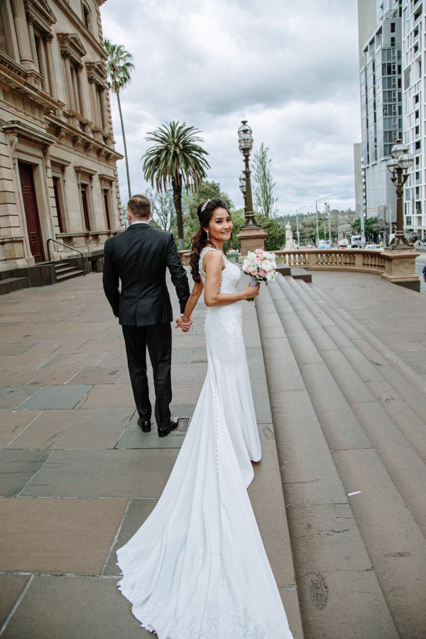 Greg and Pat's wedding day in Melbourne, frame 073