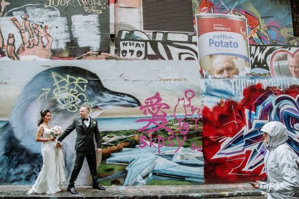 Greg and Pat's wedding day in Melbourne, frame 124