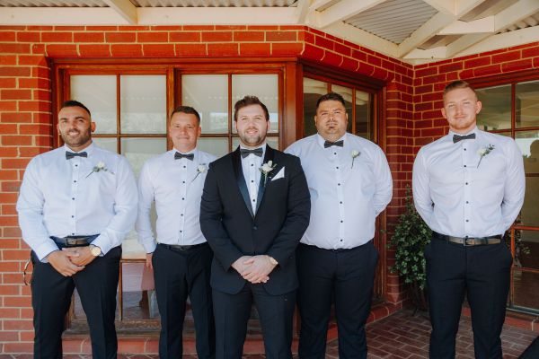 Amy and Brandon's wedding day in Kialla West, frame 031