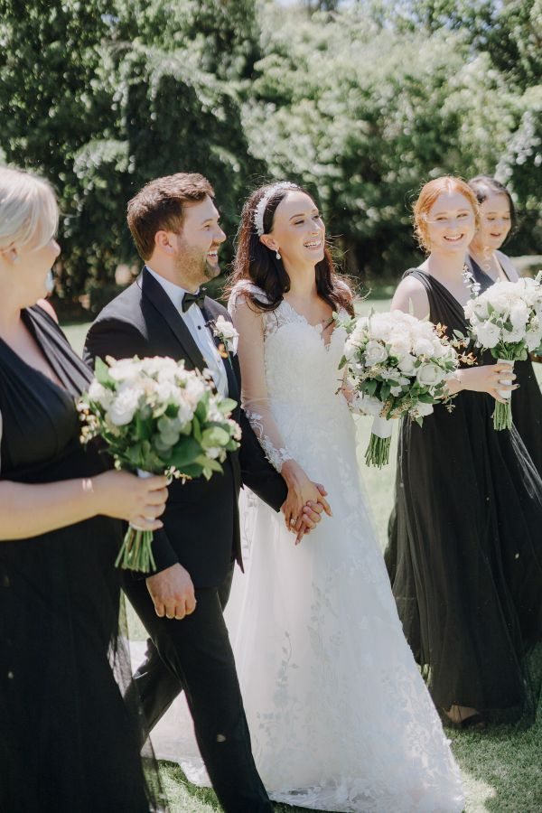 Amy and Brandon's wedding day in Kialla West, frame 058