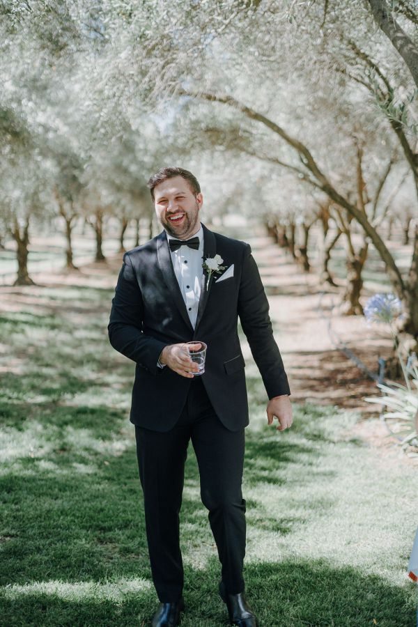 Amy and Brandon's wedding day in Kialla West, frame 061