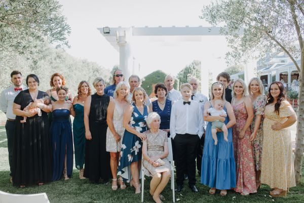 Amy and Brandon's wedding day in Kialla West, frame 094