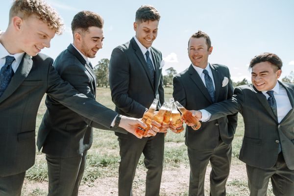 Mia and Nathan's wedding day in Pialligo, frame 007