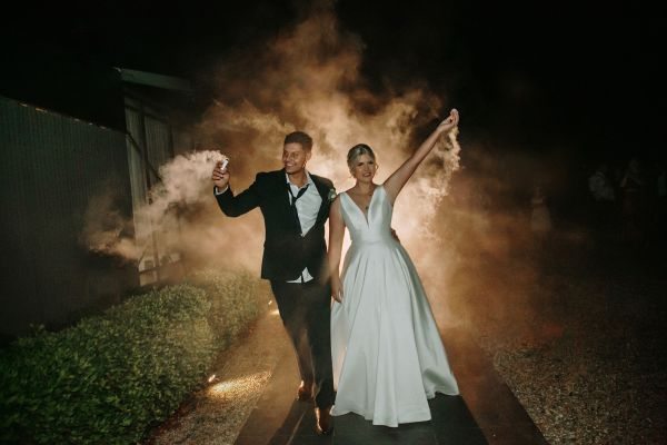Mia and Nathan's wedding day in Pialligo, frame 109