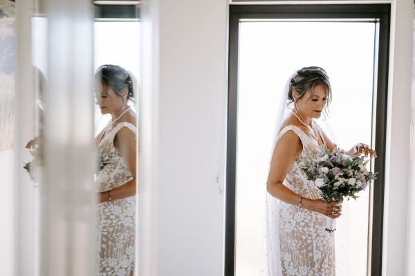 Jen and Ben's wedding day in Portsea, frame 019