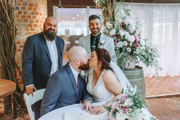 Danielle and Joe's wedding day in Warrandyte, frame 046