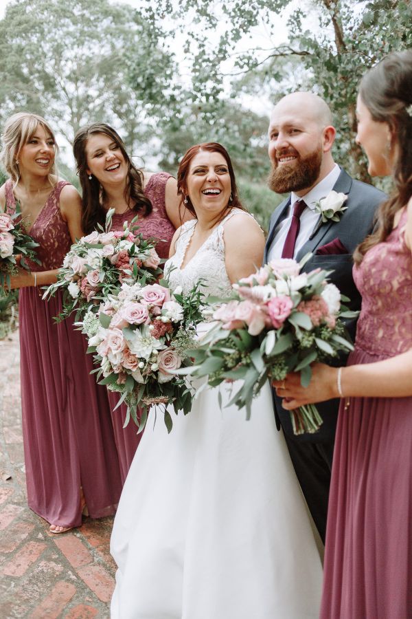 Danielle and Joe's wedding day in Warrandyte, frame 070