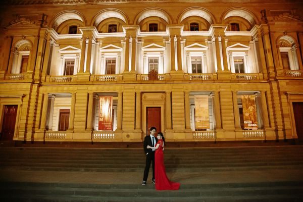 The couple's pre-wedding session in Melbourne, frame 018