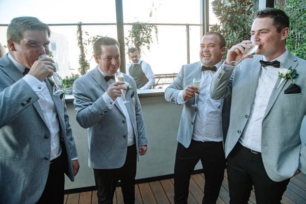 Georgia and Michael's wedding day in St Kilda, frame 140