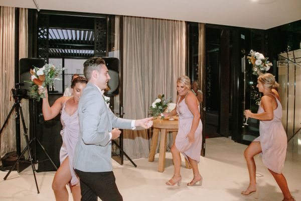 Georgia and Michael's wedding day in St Kilda, frame 200