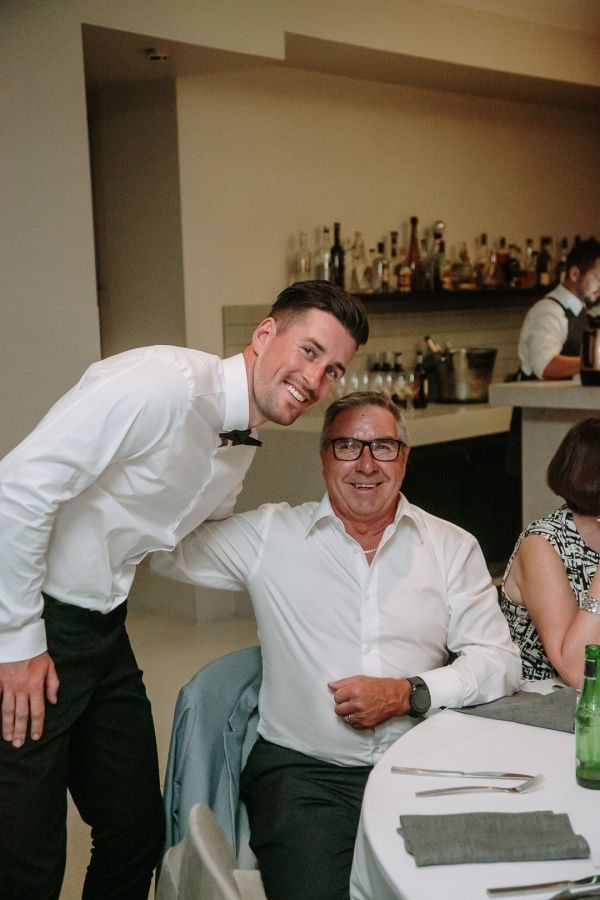 Georgia and Michael's wedding day in St Kilda, frame 260