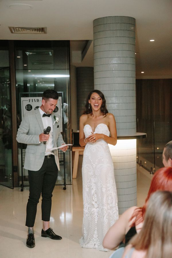 Georgia and Michael's wedding day in St Kilda, frame 308