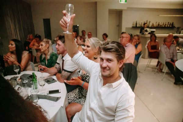 Georgia and Michael's wedding day in St Kilda, frame 311