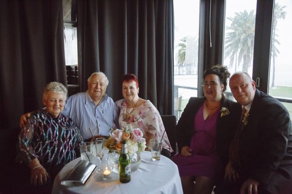 Markala and Gavin's wedding day in St Kilda, frame 034
