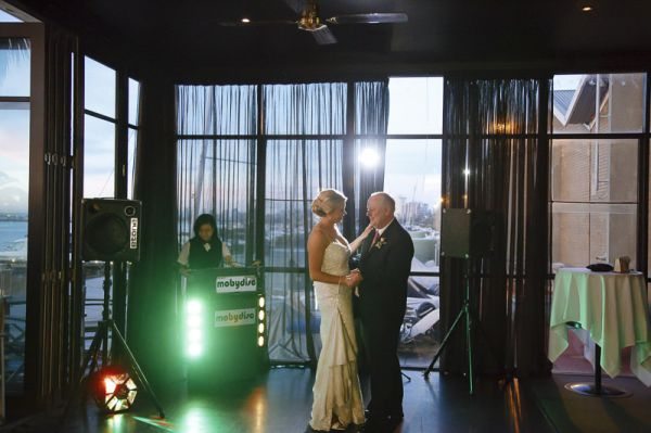 Markala and Gavin's wedding day in St Kilda, frame 070