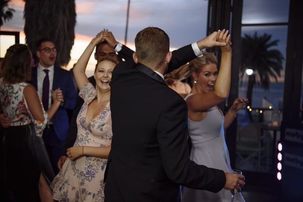 Markala and Gavin's wedding day in St Kilda, frame 076