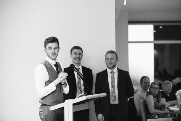 Sue and Chris's wedding reception at Riversdale Golf Club, frame 084