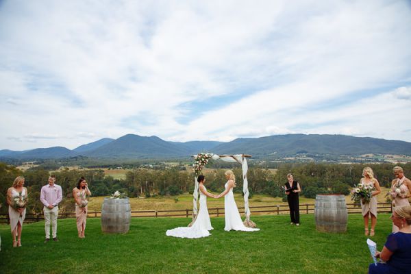 Ashlee and Kate's wedding day in Coldstream, frame 057
