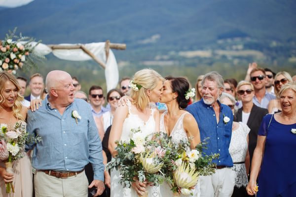 Ashlee and Kate's wedding day in Coldstream, frame 079
