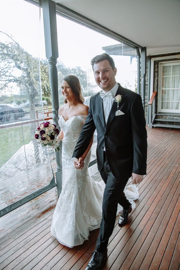 Kate and James' wedding day in Coldstream, frame 181