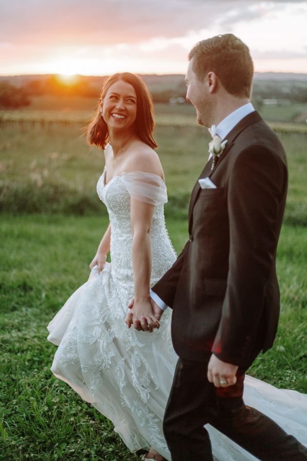 Kate and James' wedding day in Coldstream, frame 217