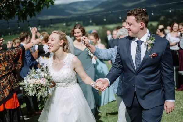 Skye and Kane's wedding day in Coldstream, frame 025