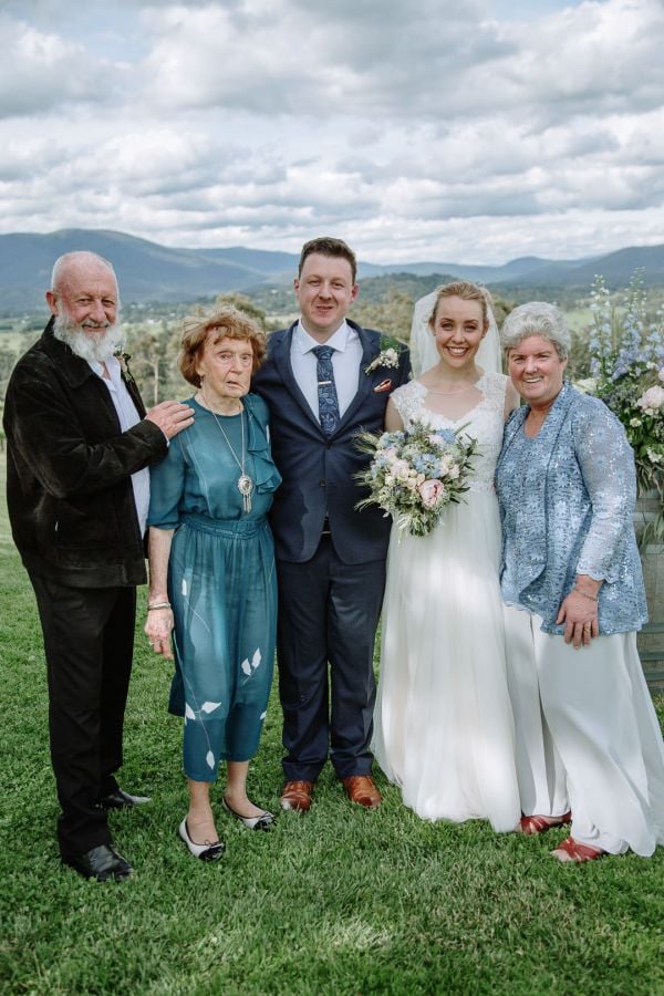 Skye and Kane's wedding day in Coldstream, frame 031