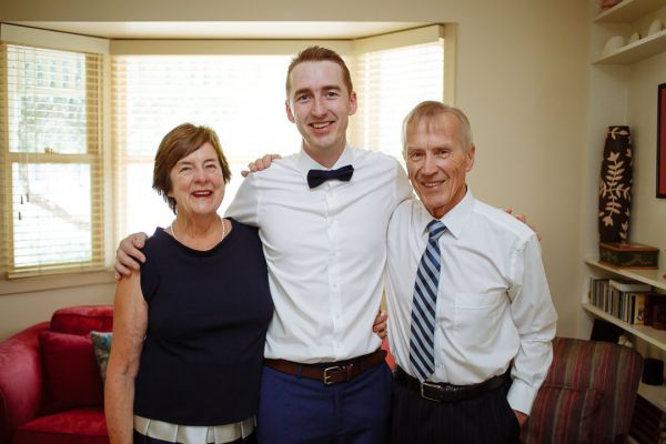 Edwina and Jonathan's wedding day in St Kilda, frame 019