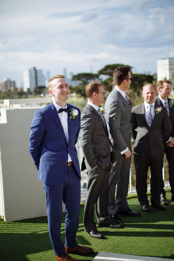 Edwina and Jonathan's wedding day in St Kilda, frame 061