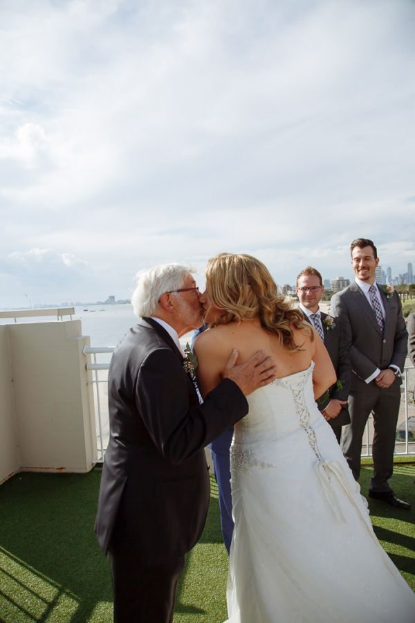 Edwina and Jonathan's wedding day in St Kilda, frame 070