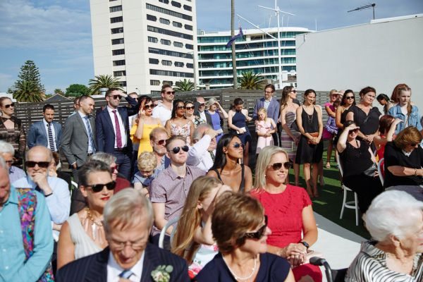 Edwina and Jonathan's wedding day in St Kilda, frame 082