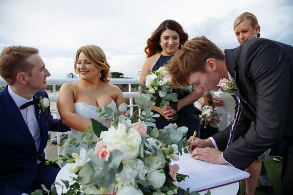 Royal Melbourne Yacht Squadron wedding, Edwina and Jonathan, frame 095