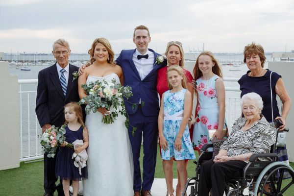 Edwina and Jonathan's wedding day in St Kilda, frame 121