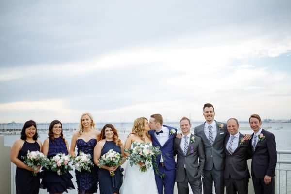 Edwina and Jonathan's wedding day in St Kilda, frame 130