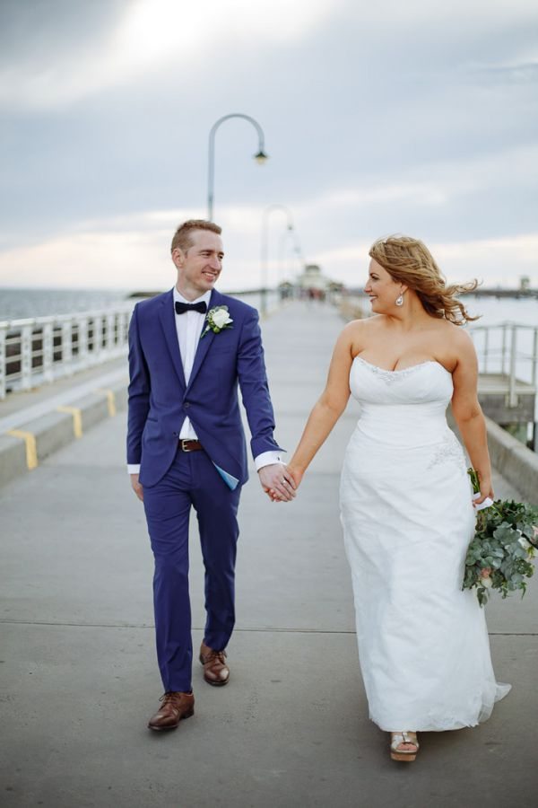Edwina and Jonathan's wedding day in St Kilda, frame 151