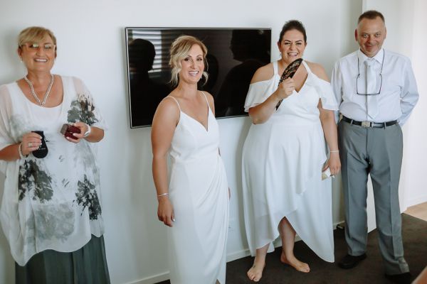 Joanna and Sam's wedding day in St Kilda, frame 049