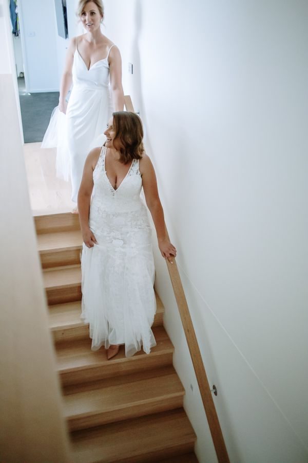 Joanna and Sam's wedding day in St Kilda, frame 058