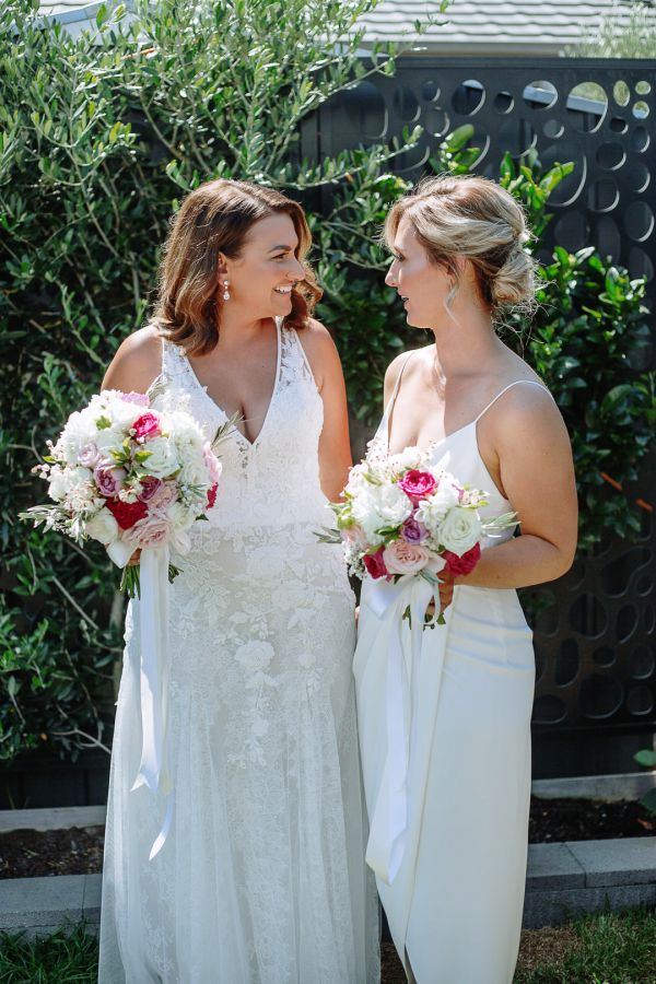 Joanna and Sam's wedding day in St Kilda, frame 082