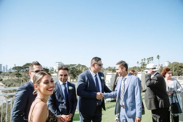 Joanna and Sam's wedding day in St Kilda, frame 094